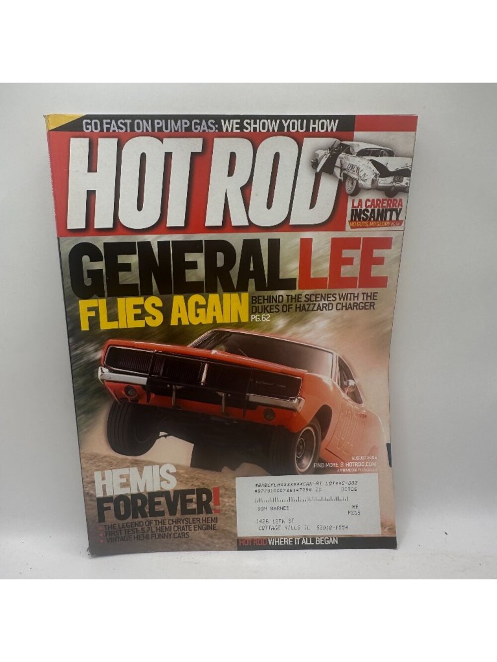 Hot Rod Magazine August 2005 General Lee Issue Behind-The-Scenes Classic Cars
